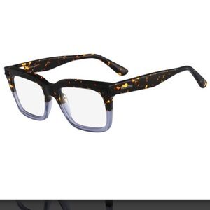 Valentino Women’s Clear Blue Tortoise Eyeglasses